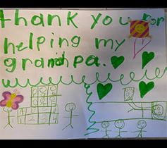 patient family thank you card Denver Health COVID-19