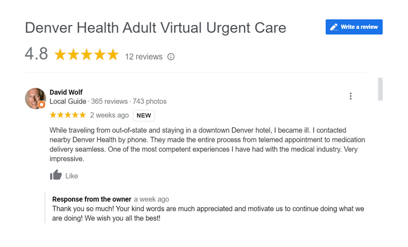 Review AdultVirtualUrgentCare