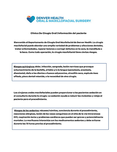Anesthesia and Medications (Spanish)