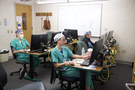 Denver Health staff in COVID19 unit