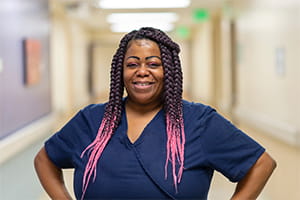 Denver Health environmental services worker Venus Weddington