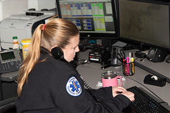 Denver Health Paramedic answering 911 call