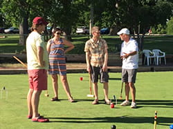Denver Health Hospitalist Croquet Event Players In Action 2016