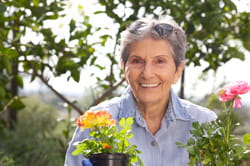Woman Working in the Garden