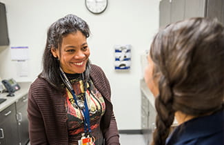 School-based health center at Denver Health doctor's exam