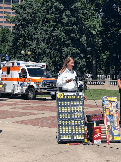 Fireworks Safety News Conference