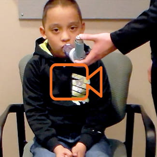 Denver Health inhaler with mouthpiece