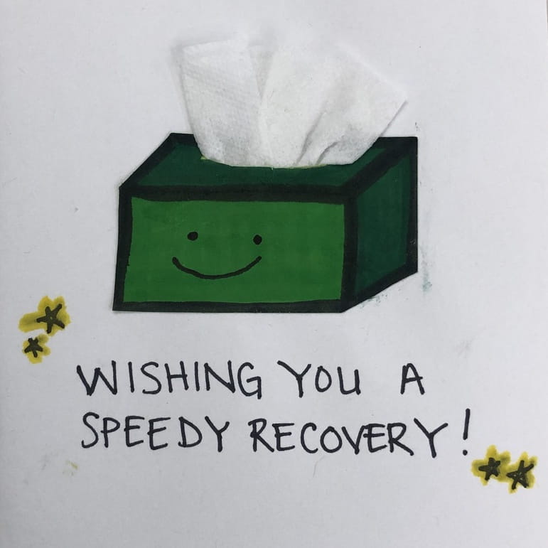 Get well soon poster