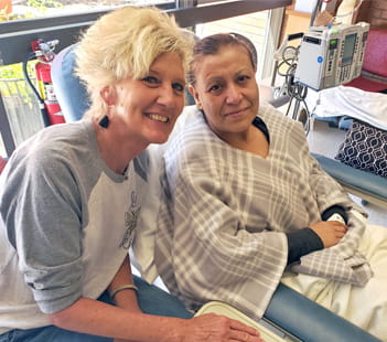 Ponchos for Cancer Patients at Denver Health