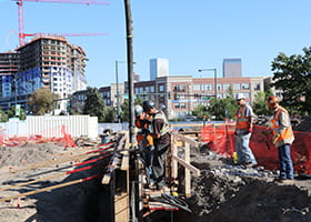 First concrete pour for Outpatient Medical Center at Denver Health