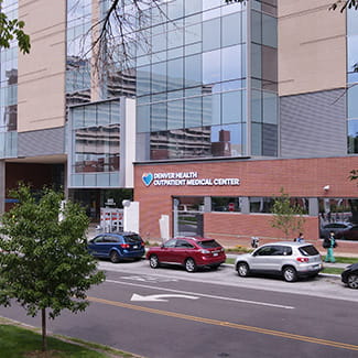 Denver Health Outpatient Medical Center Drone View