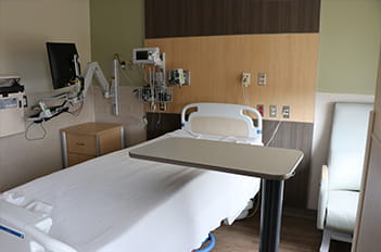 Hospital patient room