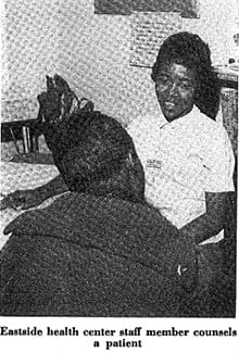 patient at Eastside Denver Health 1969