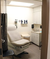 Denver Health eastside exam room