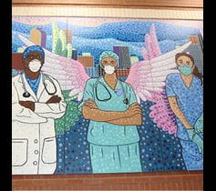 Denver Health new mural honors frontline workers during coronavirus (COVID-19)