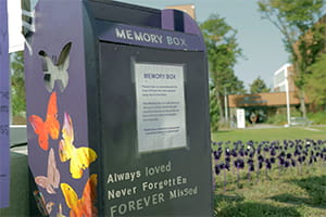 Overdose Awareness Day Denver Health memory box