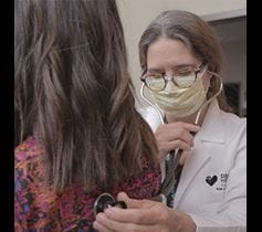 woman at Denver Health clinic All of Us Research