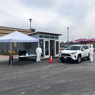 drive-up coronavirus testing at Denver Health is now available free to Denver Public Schools students