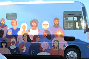Women's Mobile Clinic side view