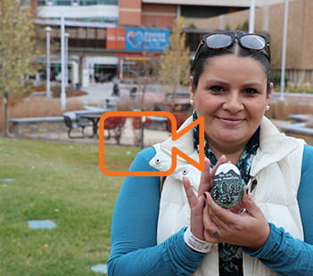 Denver Health Patient Margie Garcia Paints Rocks