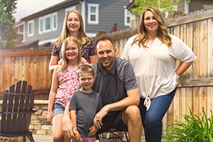 Denver Health patient Olivia Doehler and family