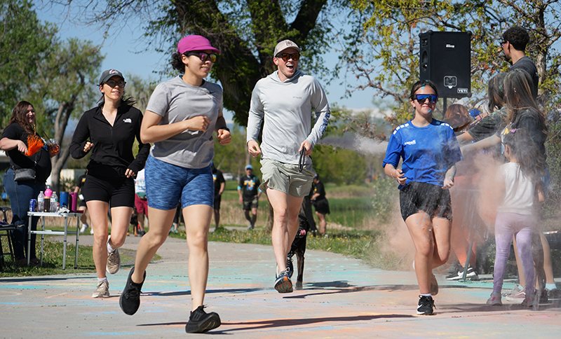 participants in the Fun Run