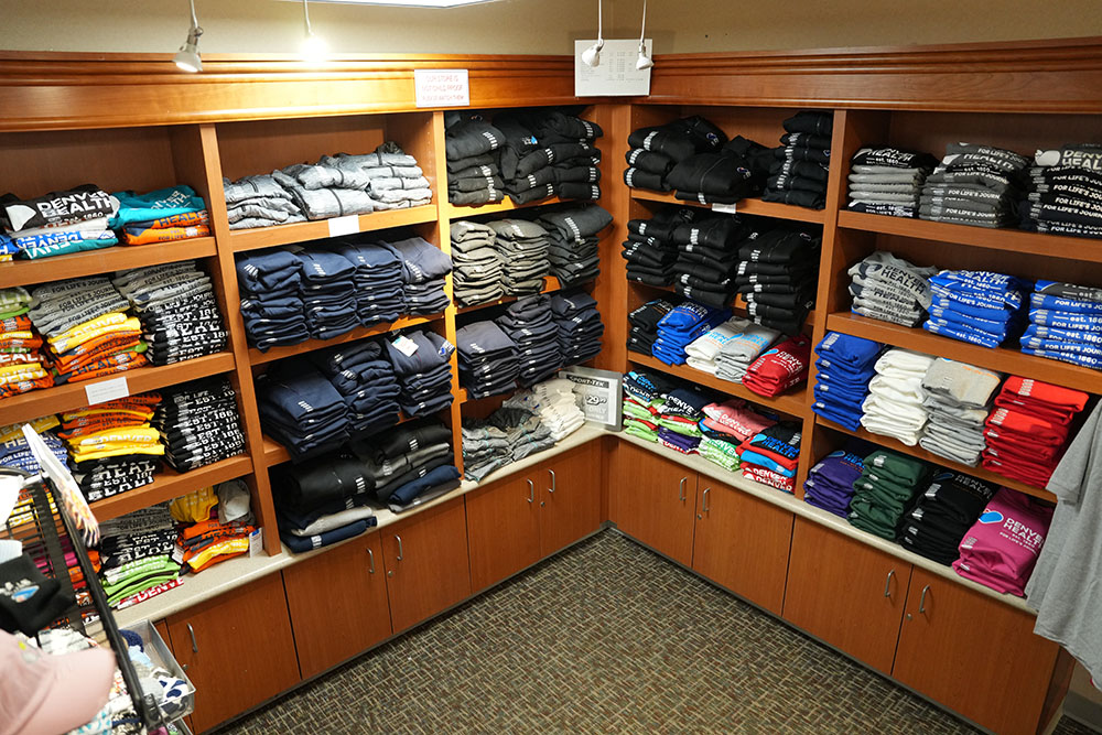 The interior of the Denver Health gift shop