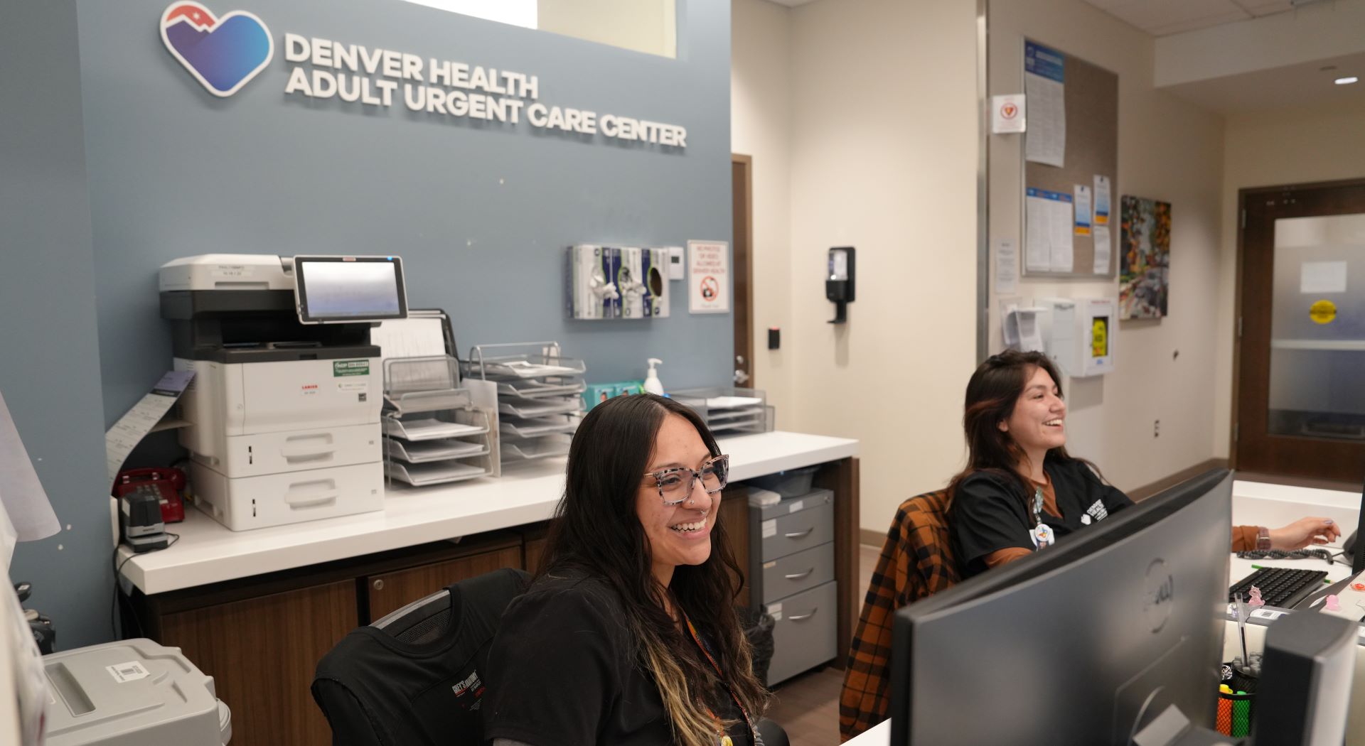 a patient is shown at Denver Health's Adult Urgent Care Center