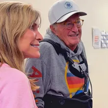 Denver Health patient Mike Mycoskie with his wife.